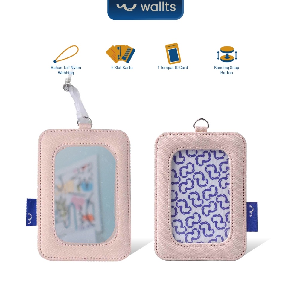 

ART C82N Wallts Miroir ID Card Lanyard Gantungan Name Tag Kaca Cermin Wanita
