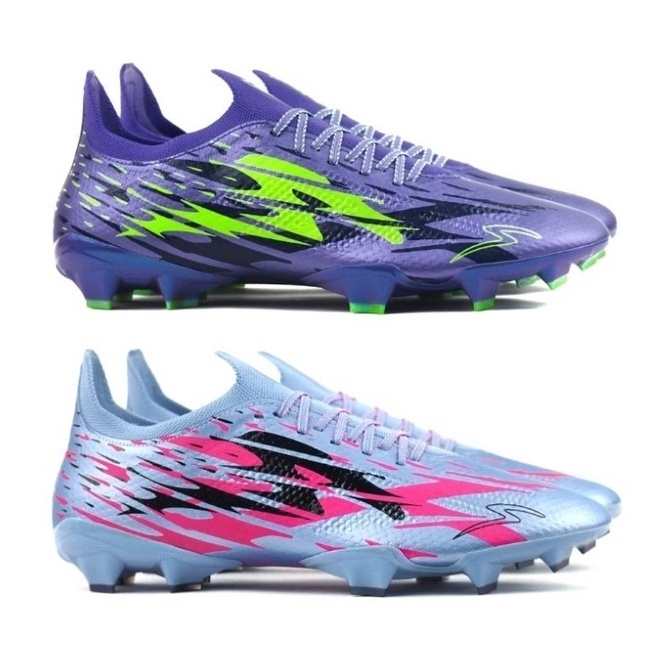 KODE A8K7 Sepatu Bola Specs Accelerator ALPHA XTD PRO FG  Aqua White Black Garuda Northern Orange Vi