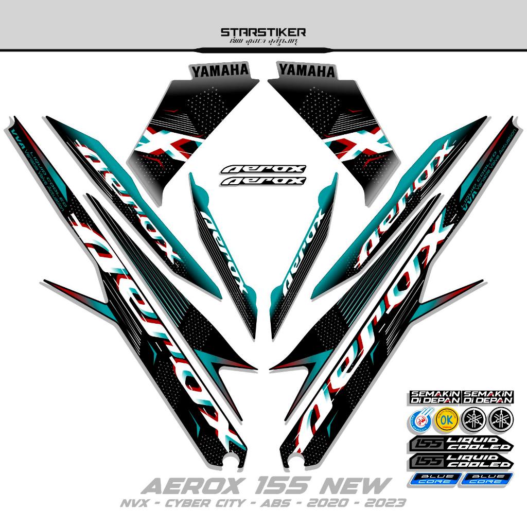 STRIPING AEROX 155 MOTIF 1 / NEW / STIKER AEROX 155 CONNECTED / STICKER AEROX 155 CONNECTED / SETIKE