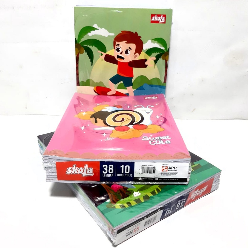 

ART T15N Harga Grosir 1packs1buku BUKU TULIS SIDU 38 LEMBAR ORIGINAL EDISI BARU SKOLA