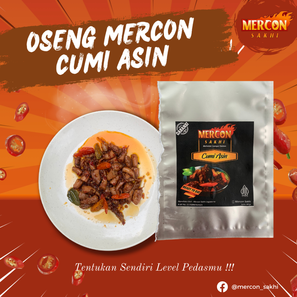 

Oseng Mercon Cumi Asin || Murah, Enak dan Bergaransi