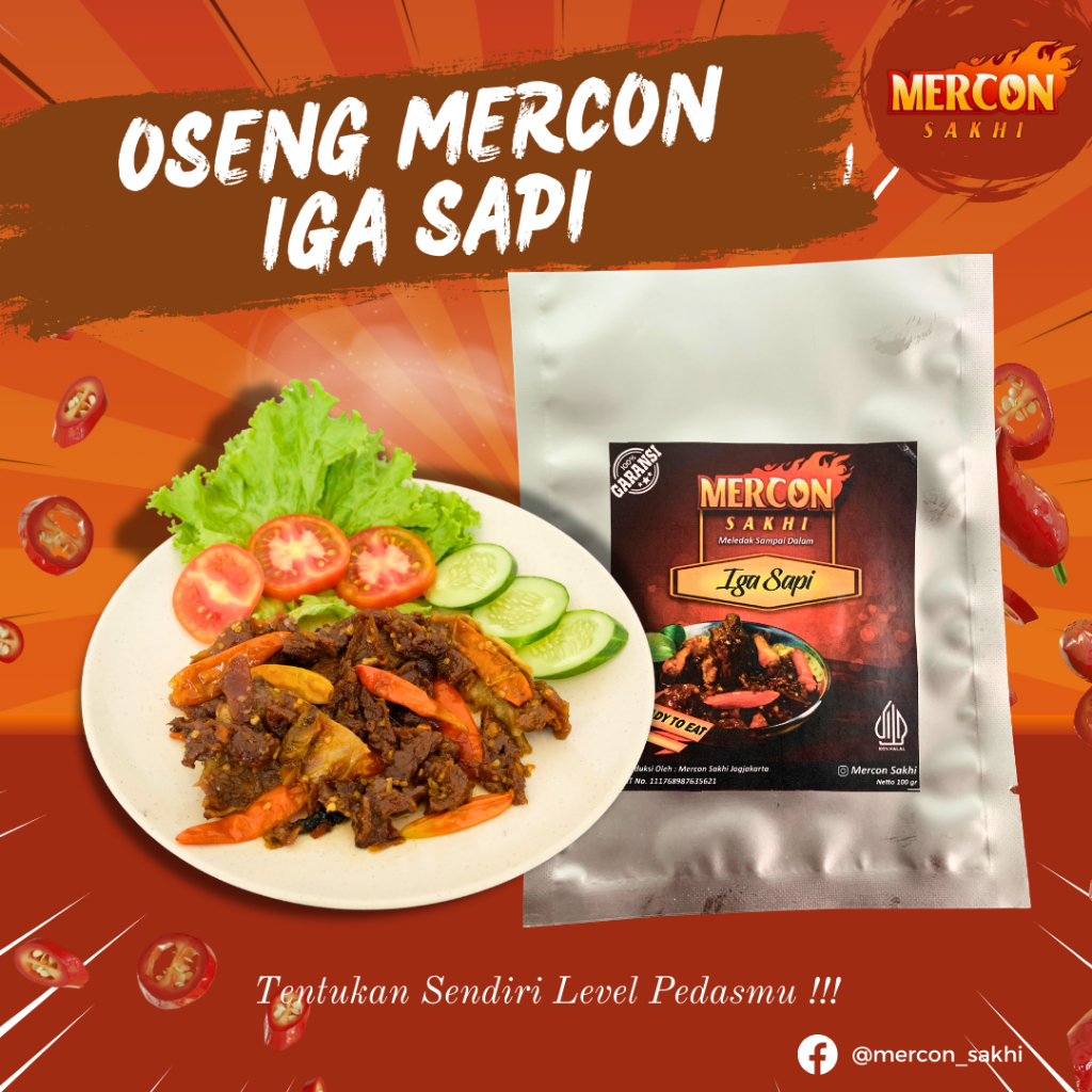 

Oseng Mercon Murah Bergaransi !!! Iga Sapi Mantap