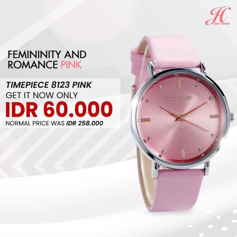 Jims Honey-jam tangan h-6th kode 8123-freebox