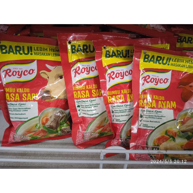 

Royco sapi 220gr, bumbu masak