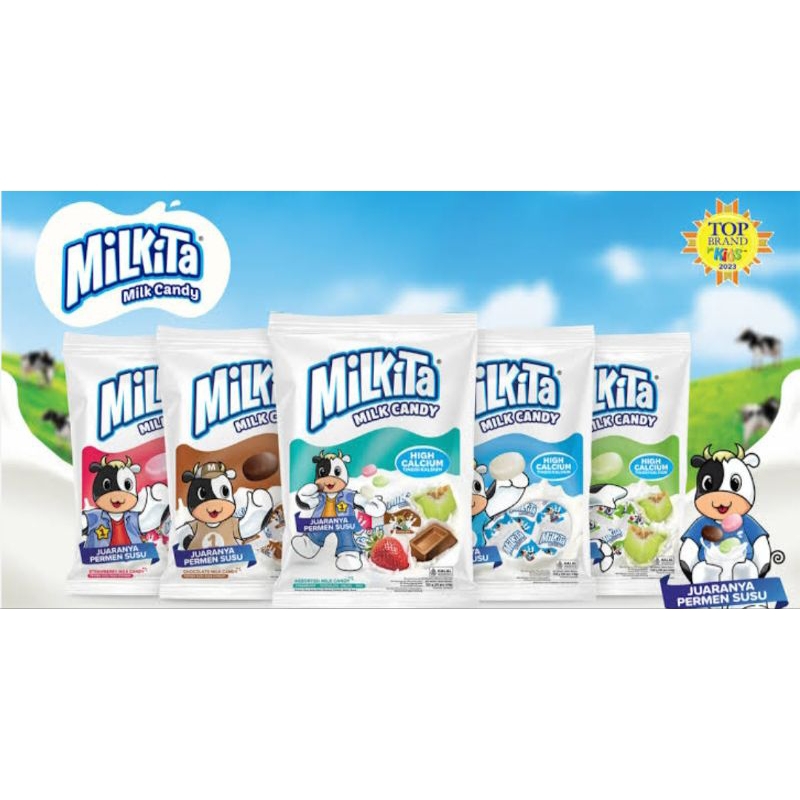 

Jatim ready Permen milkita susu bag zak lunak