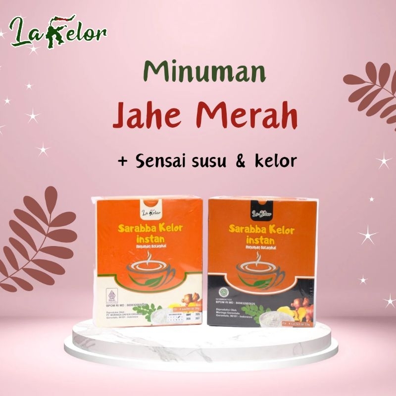 Sarabba - Jahe merah - serbuk jahe merah - Daun Kelor - Kelor