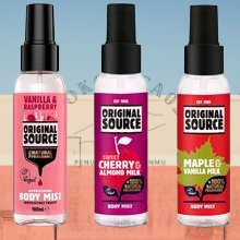 Original Source Body Mist Vanilla & Raspberry 100ml / Original Source Body Mist Maple & Vanilla Milk