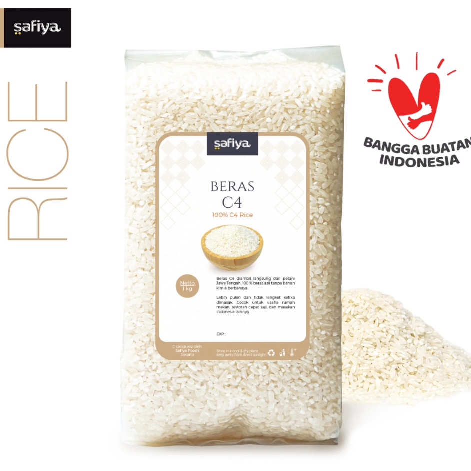 

Langsung dibeli Beras Organik C4 1 Kg Super Pulen Safiya Food