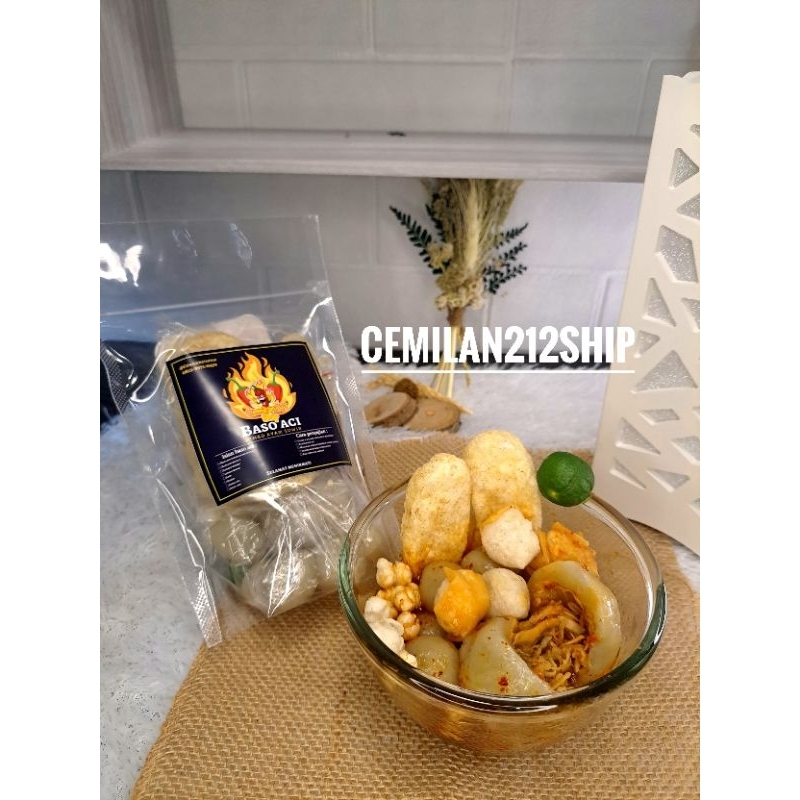 

Paket 3 pcs Baso Aci isi Ayam Suwir Jumbo Bumbu Kumplit Boci Ayam Suwir Baso isi Bumbu Kumplit