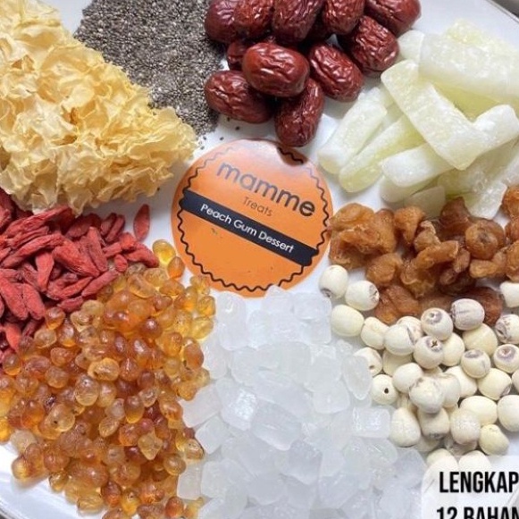 

Langsung Checkout Peach Gum Dessert Lengkap Kualitas Super Premium Tao Jiao Komplit 12 bahan