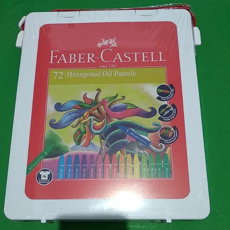

KODE V3B4 PROMO Crayon Hexagonal Oil Pastels Faber Castell Isi 72