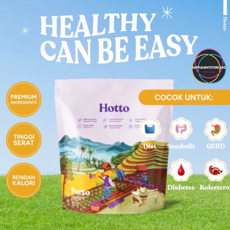 

Selalu Baru Bisa Gosend HOTTO PURTO 1 POUCH 16 SACHET Superfood Ubi Ungu Multigrains BPOM HALAL