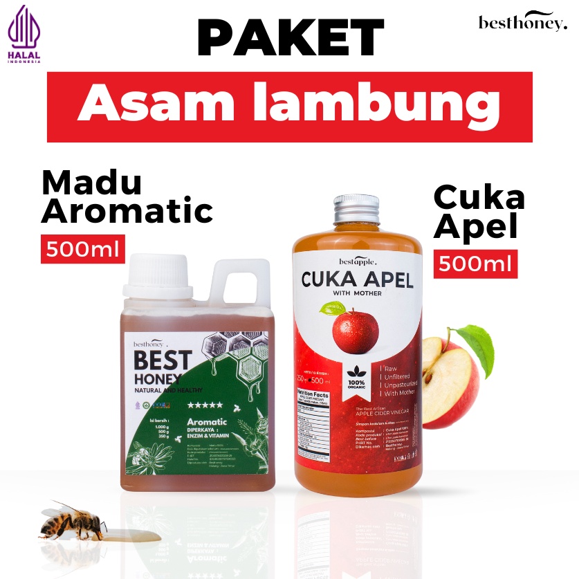 

Top banget Paket Bundling Diet Sehat Paket Asam Lambung Cuka Apel 5 ML dan Madu Multiflora Aromatic 5GR Asli