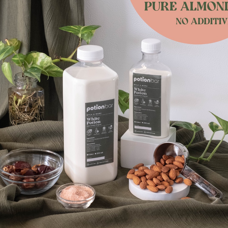 

Hemat Keras Pure Almond Milk ASI Booster 25 5 1mL