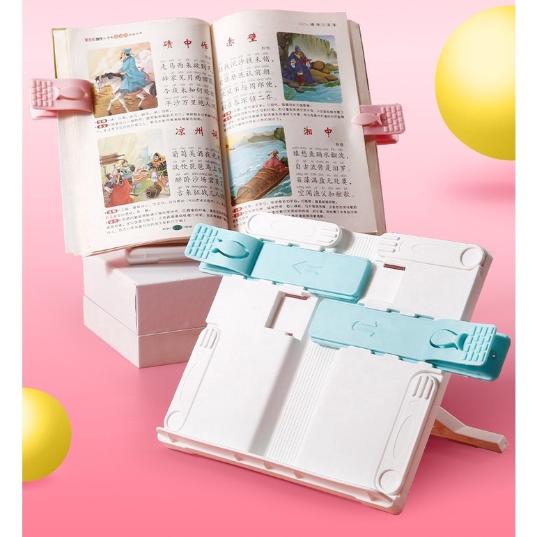 

ART A46D Book Stand Holder Pegangan Pengganjal Menyangga Sandaran Buku Majalah Berdiri GMST244