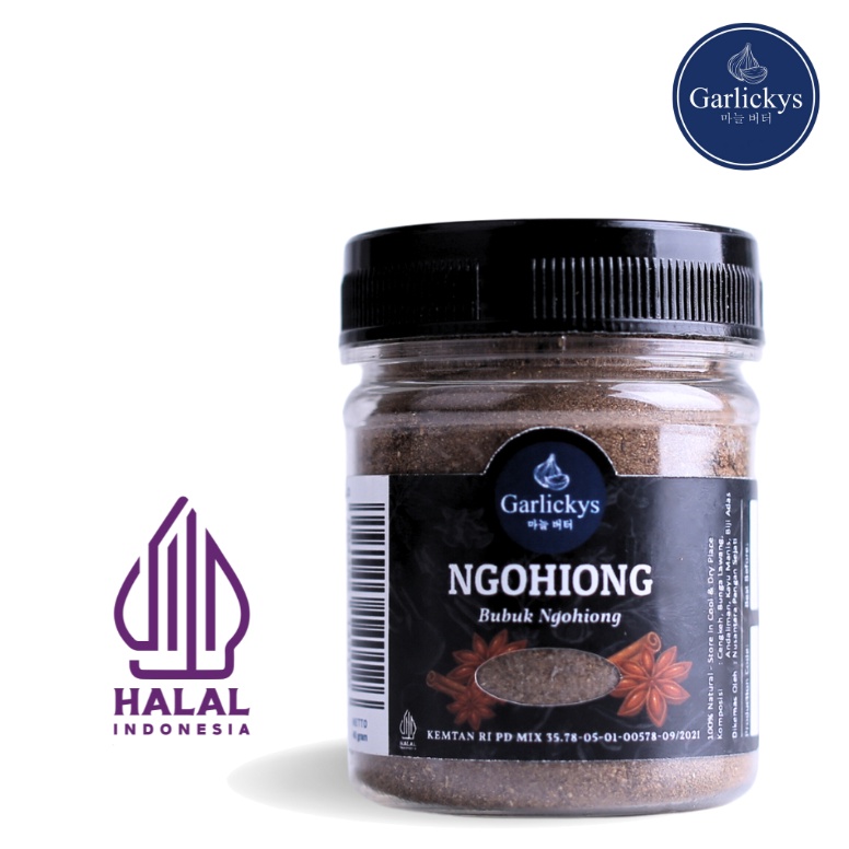 

Potongan spesial GARLICKYS Bubuk Bumbu Ngohiong Halal Chinese Five Spice Premium Quality Rempah Dapur