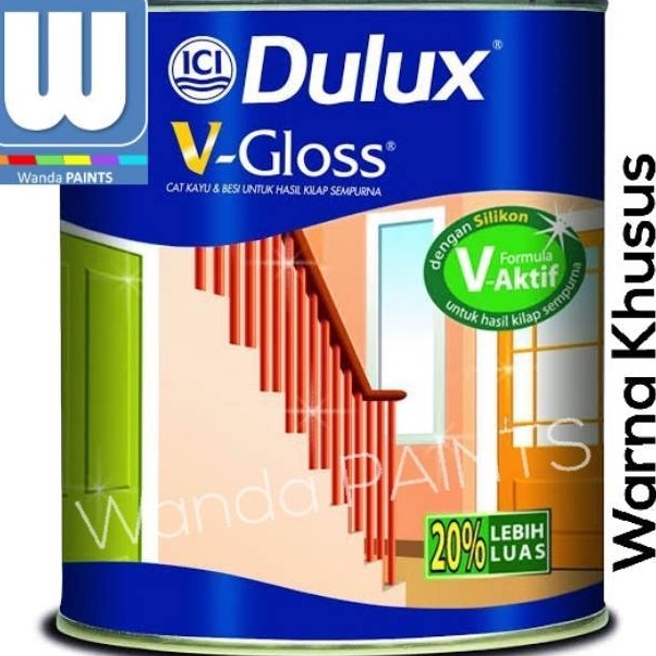 

ART G52F CAT MINYAK DULUX V GLOSS 1 KG WARNA KHUSUS