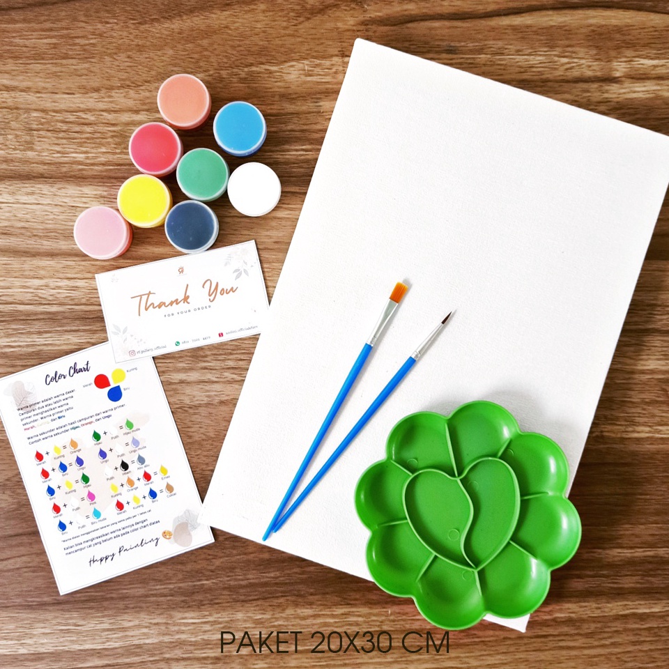 

ART P9S Paket Alat Lukis Lengkap 1 Set Peralatan Melukis Kuas Cat Air Minyak Warna Watercolor Palet Kuas Painting Brush Kanvas Canvas 2 x 2 cm Paint Art Acrylic Akrilik 4 in 1