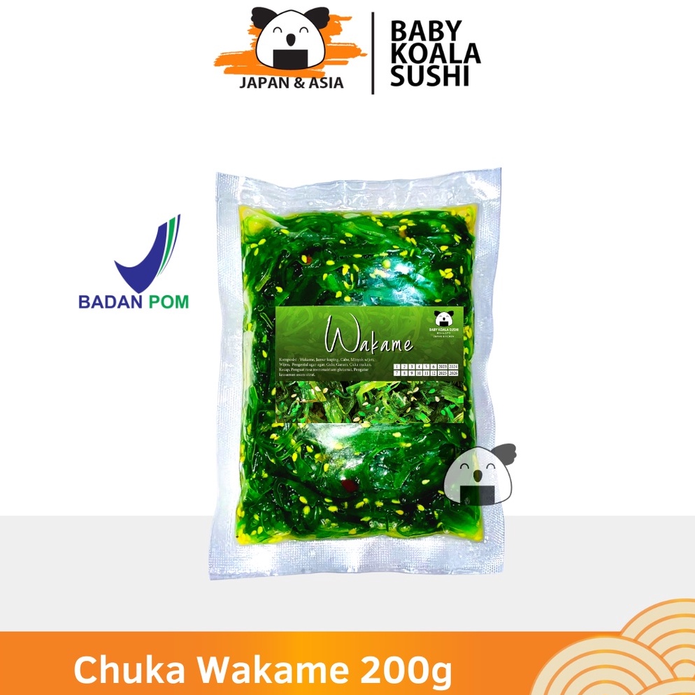 

Cepaat CHUKA WAKAME Salad Rumput Laut 2 g Seaweed Seasoned Salad Frozen