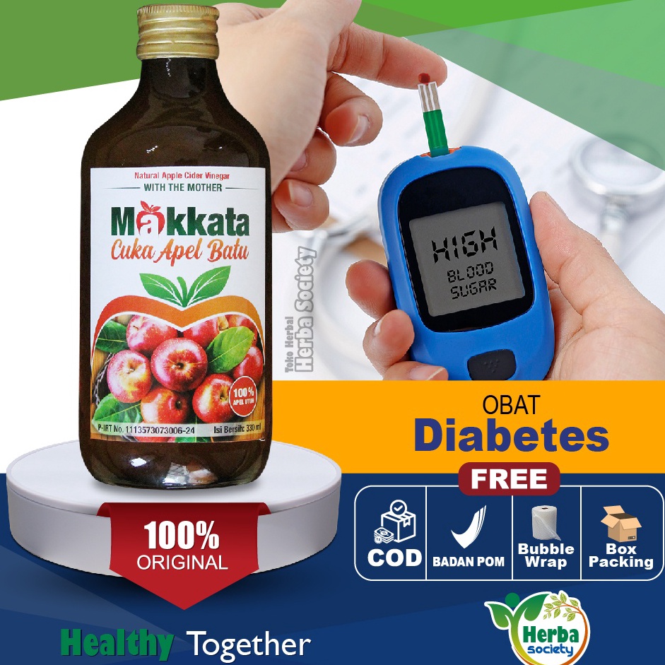 

Hot Item Obat Diabetes Paling Ampuh CUKA APEL MAKKATA Murni Organik Dari Apel Utuh ASLI Original Herbal Alami
