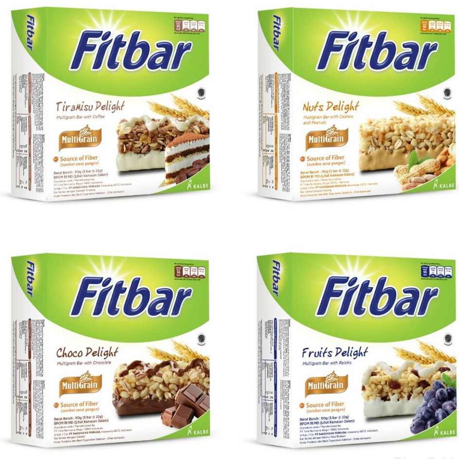 

Sale Oke Fitbar Cemilan Instan Untuk Diet 1 box isi 5pcs x 22 gram