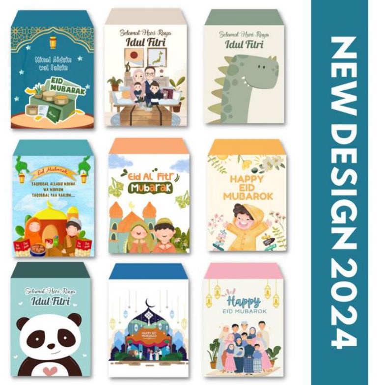 

ART U35O AMPLOP LEBARAN 1 PCS ANGPAO LEBARAN KARAKTER ANAK