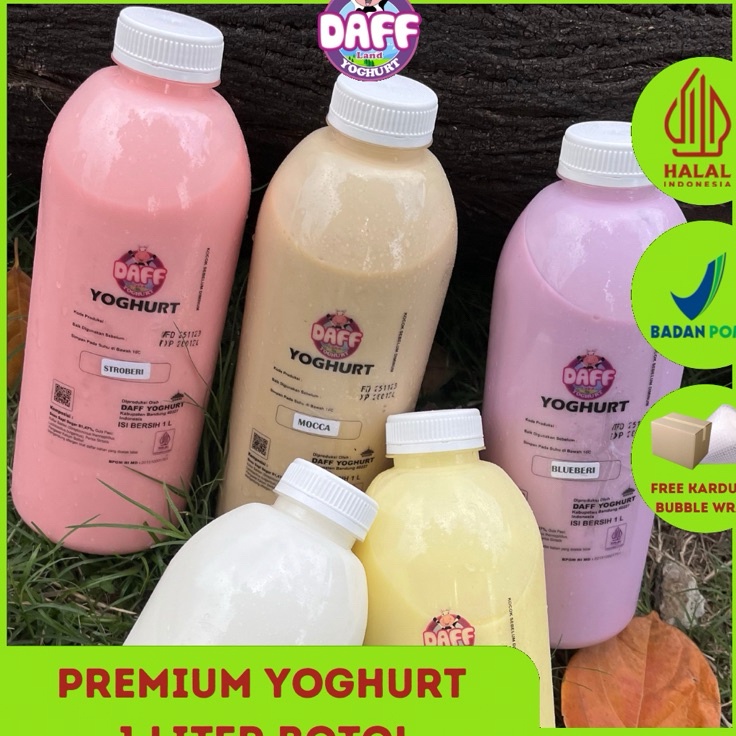 

Harga Bersaing BPOM PREMIUM YOGURT THICK 1 LITER BOTOL DAFF YOGHURT YOGURT HOMEMADE