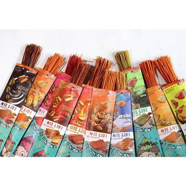 

Model Baru Mie Lidi Si Umang 13gr