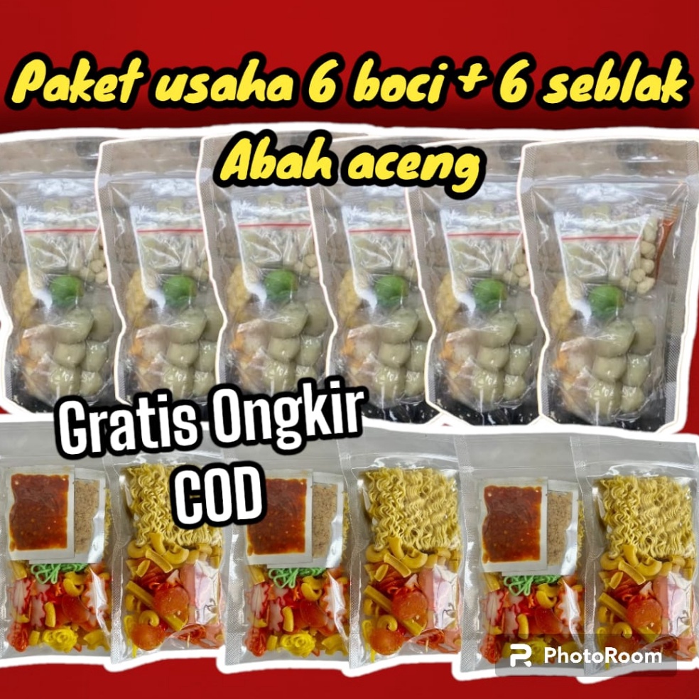 

Dipesan ya Mix 6 Pcs Baso Aci 6 pcs Seblak Instan Abah Aceng