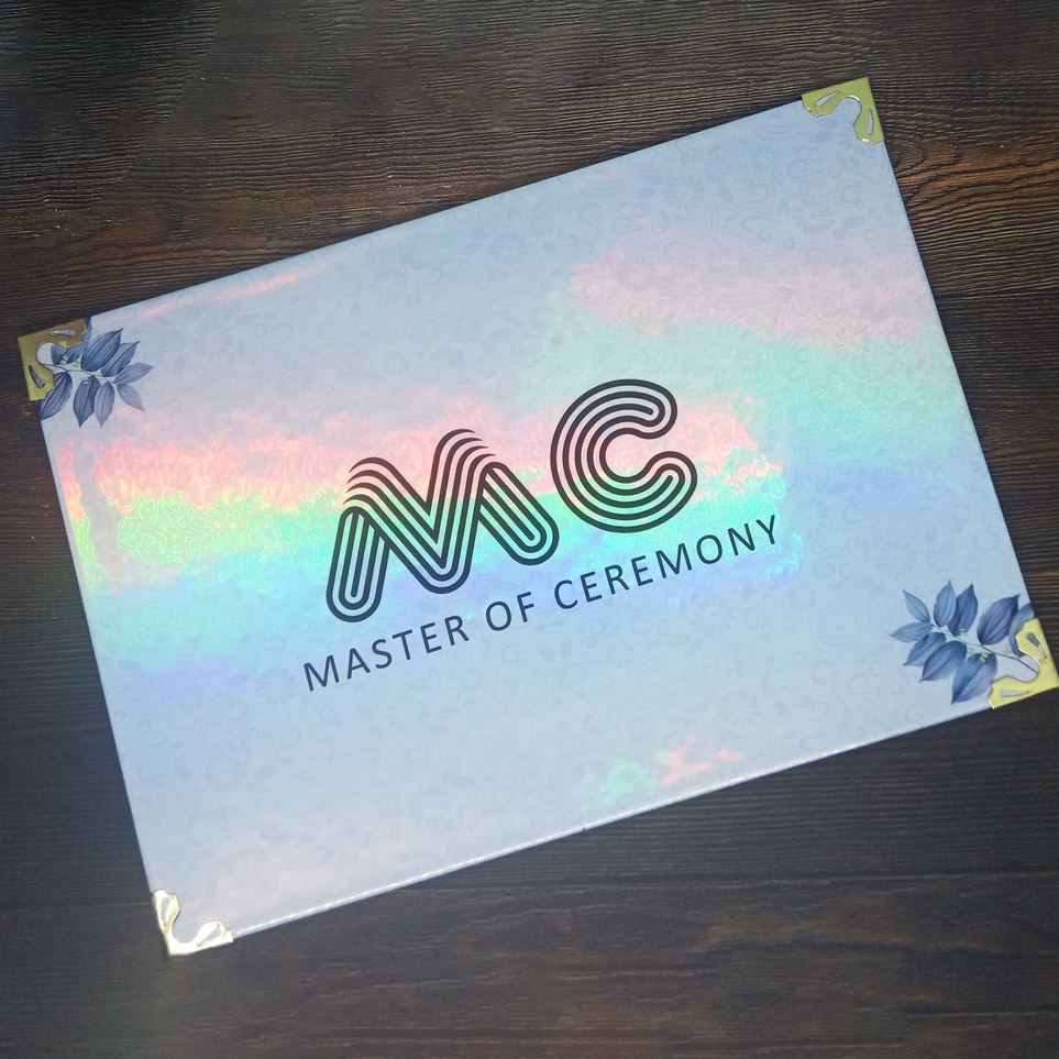 ART N69F QCard MC Handmade HOLOGRAM A5 WATERPROOF Tebal CUSTOM Cue Card