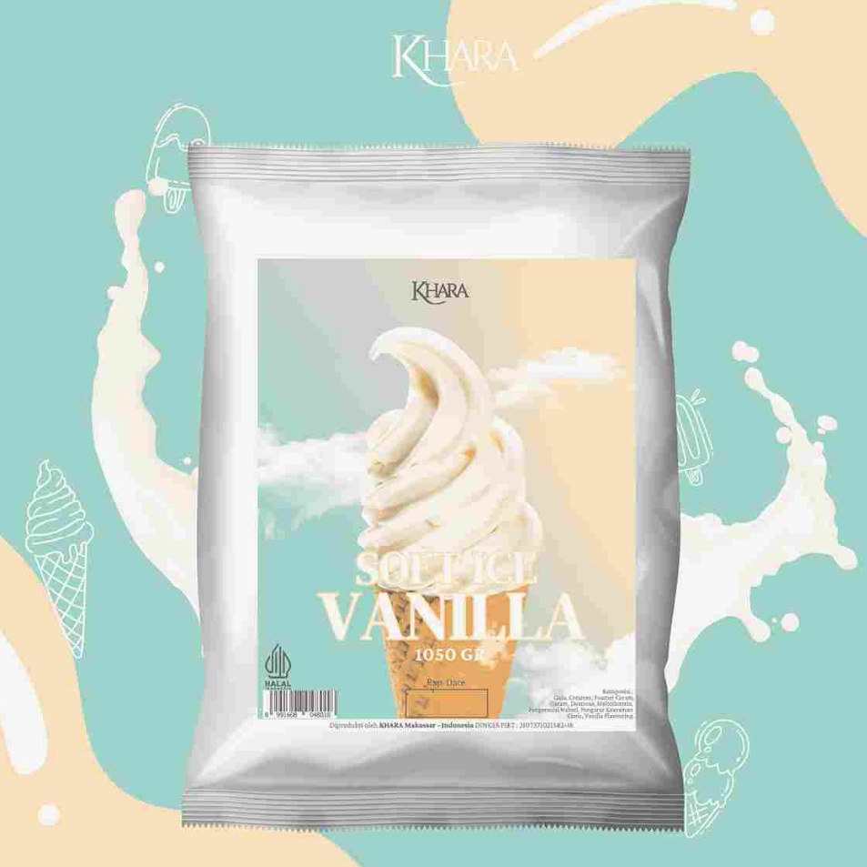 

Promo Max Khara Soft Ice Cream Vanilla Powder 15g Bubuk Ice Cream Rasa Vanilla 15gr