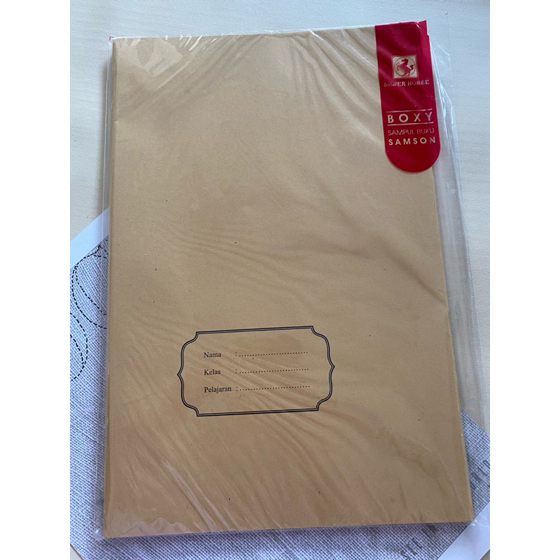 

sampul buku kertas coklat / sampul buku kwarto / sampul buku boxy/ /sampul buku coklat