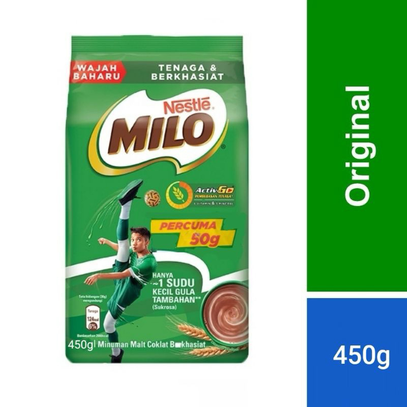 

MILO Activ-Go Bubuk Malt Coklat Malaysia (450g)