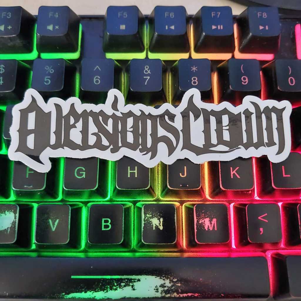 

AVERSIONS CROWN Sticker Logo Band Metalcore - Stiker Cutting