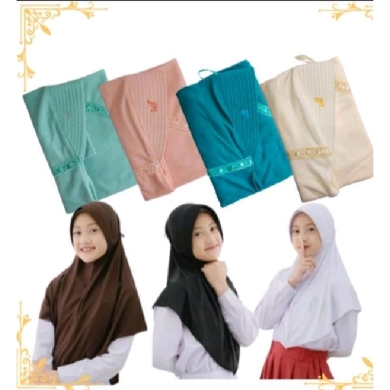 JILBAB SD JILBAB INSTAN /RABBANI KW KERUDUNG SEKOLAH