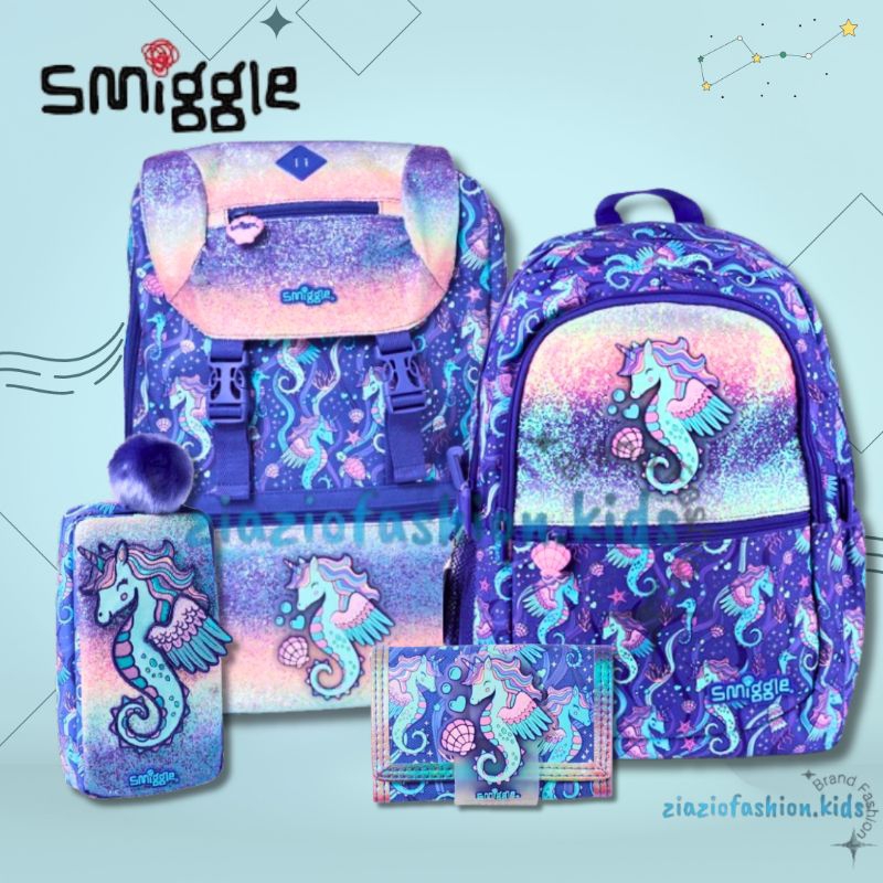 

SMIGGLE SET BACKPACK TAS SMIGGLE SEAHORSE
