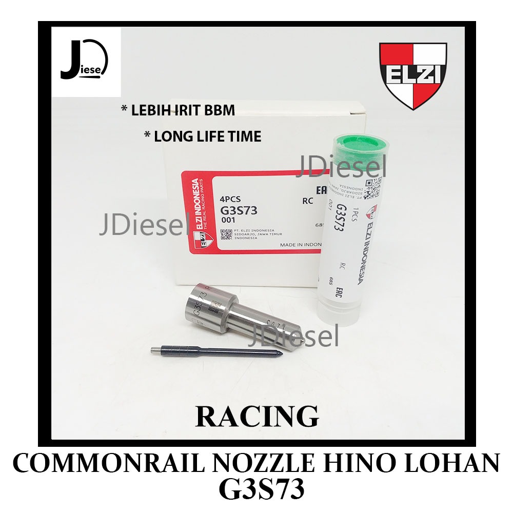 ( New ) Racing Elzi Common Rail Nozzle Injector Hino Lohan G3S73