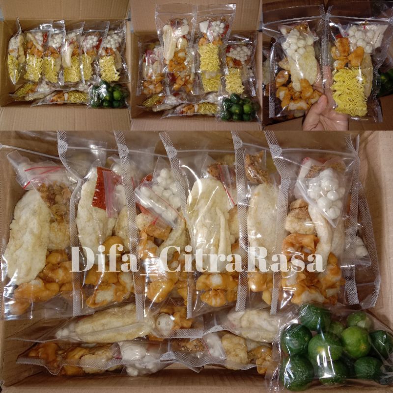 

( READY STOK) PAKET CUANKI MIE 20pcs,CUANKI MIX MIE,paket ekonomis
