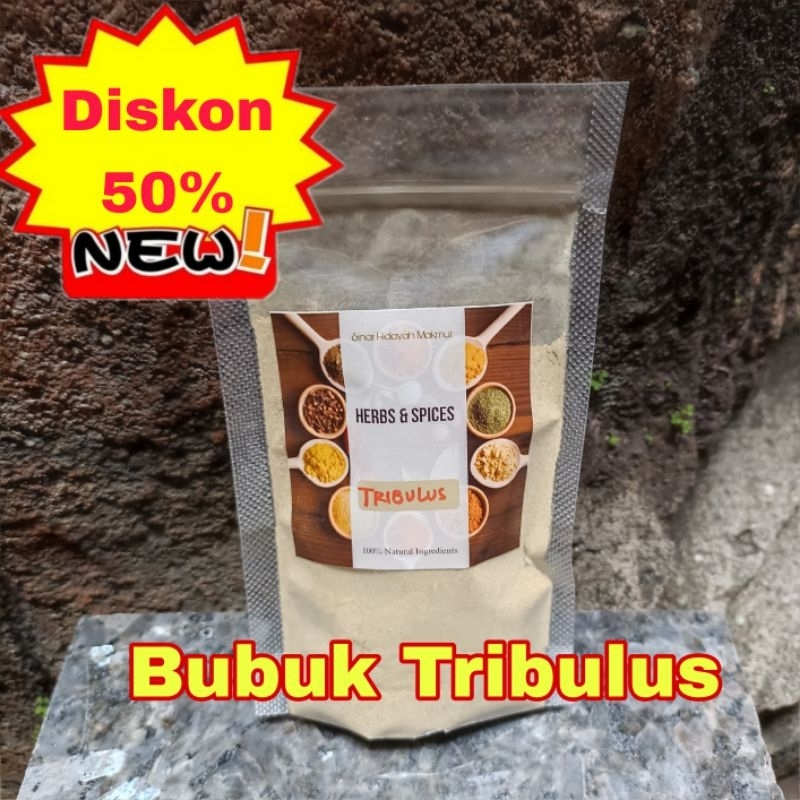 

TRIBULUS [Testosterone Booster, cocok untuk Binaraga Natural] (Bubuk 50gr) Grade A