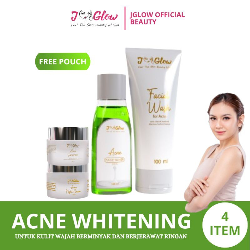 jglow j glow skincare bpom perawatan kecantikan wajah cream pemutih korea krim jerawat pria wanita