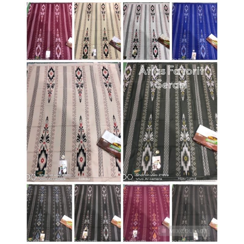 sarung Atlas Universal ||Atlas Idaman Kembang Harmoni || Atlas Favorit 500 salur || Atlas Favorit Se