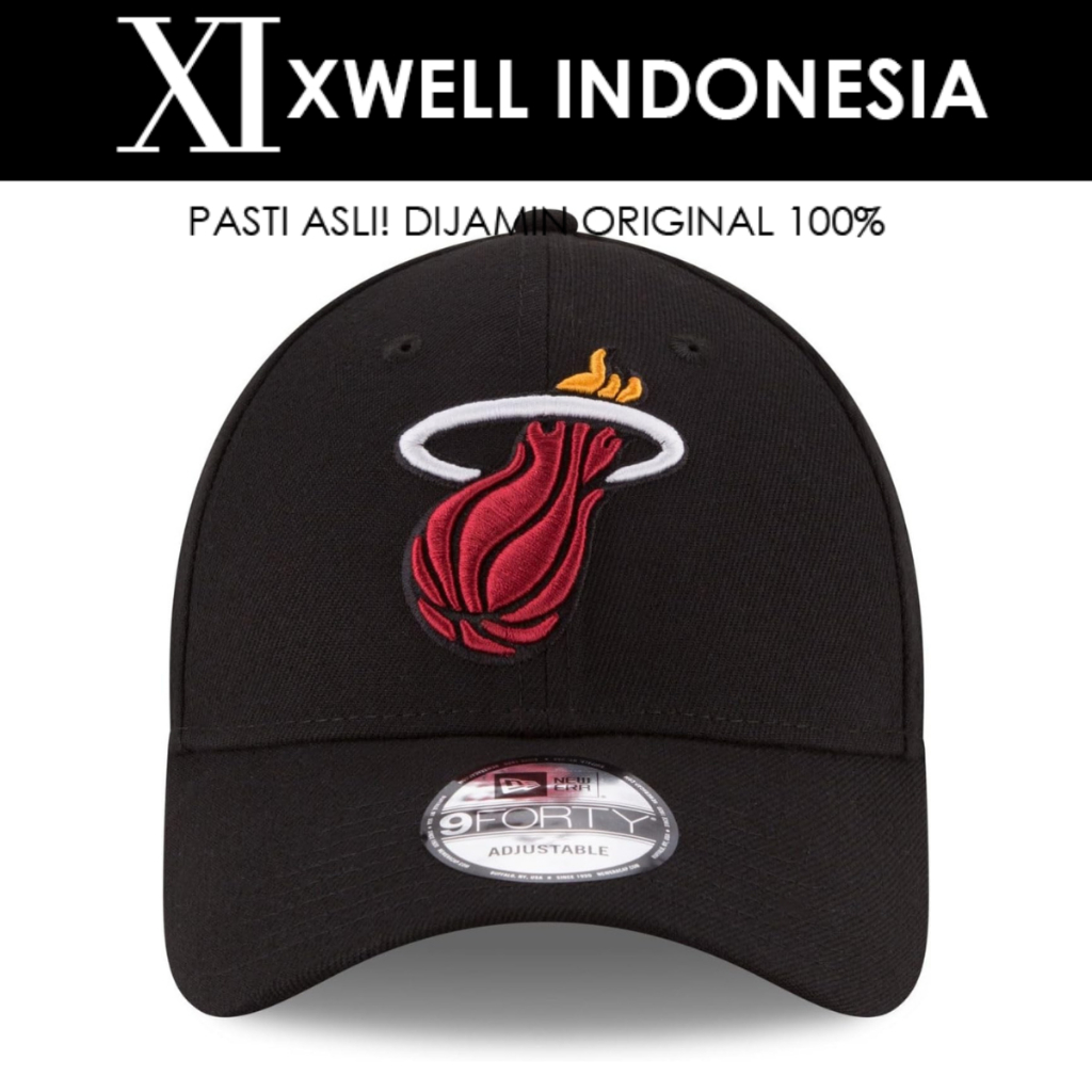 Topi 9Forty Original New Era Miami Heat Baseball Cap 70426974