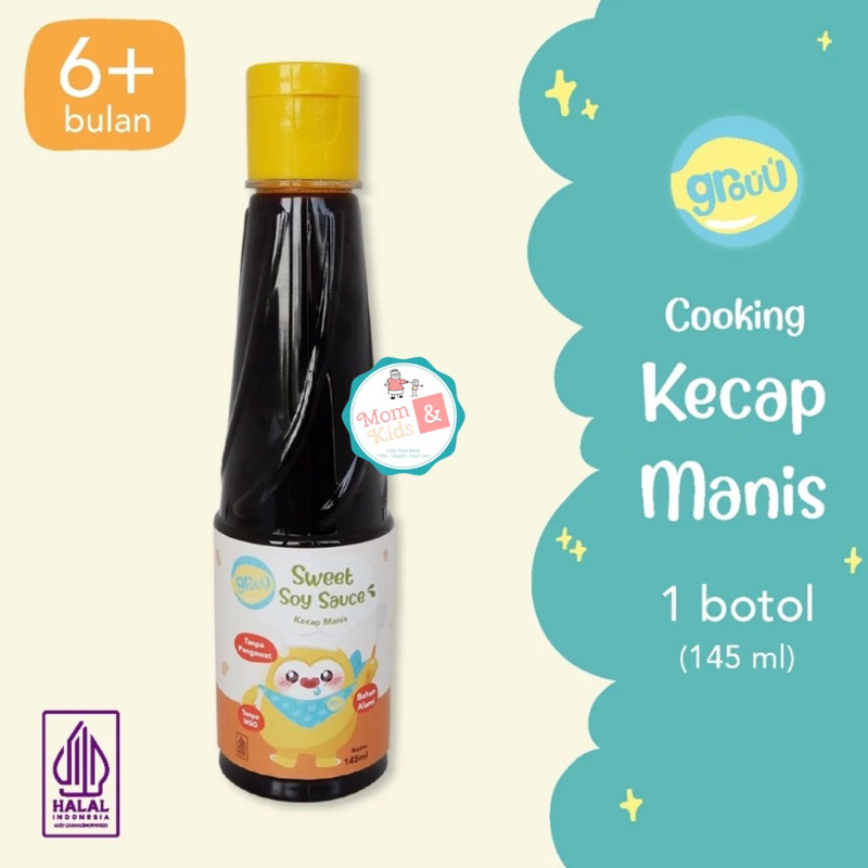 

GROUU SOY SAUCE KECAP ASIN KECAP MANIS COOKING SAUCES MPASI BAYI ANAK
