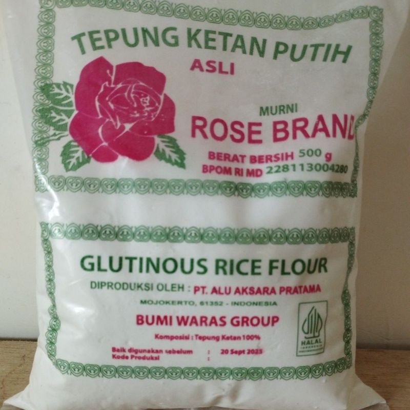 

TEPUNG KETAN PUTIH ROSE BRAND 500 GR