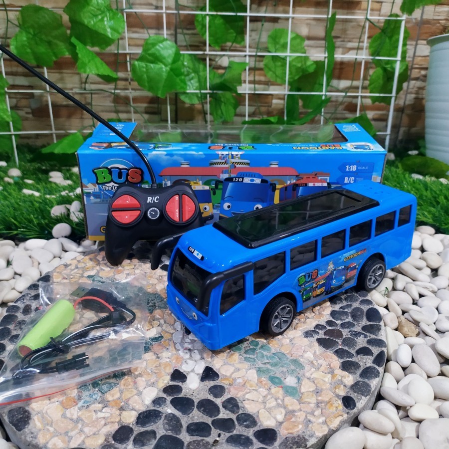 RC Bus Tayo Remote Control - Mainan Bis Remot Kontrol batre cas