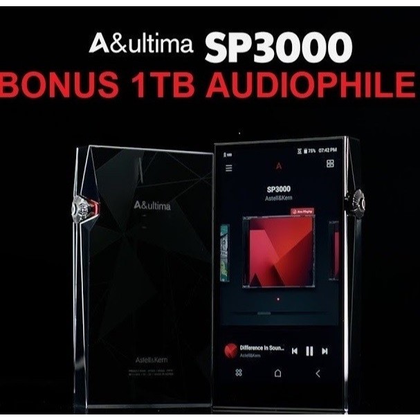 Astell & Kern A&ultima SP3000 / AK SP3000 DAP (bonus 1tb audiophile)