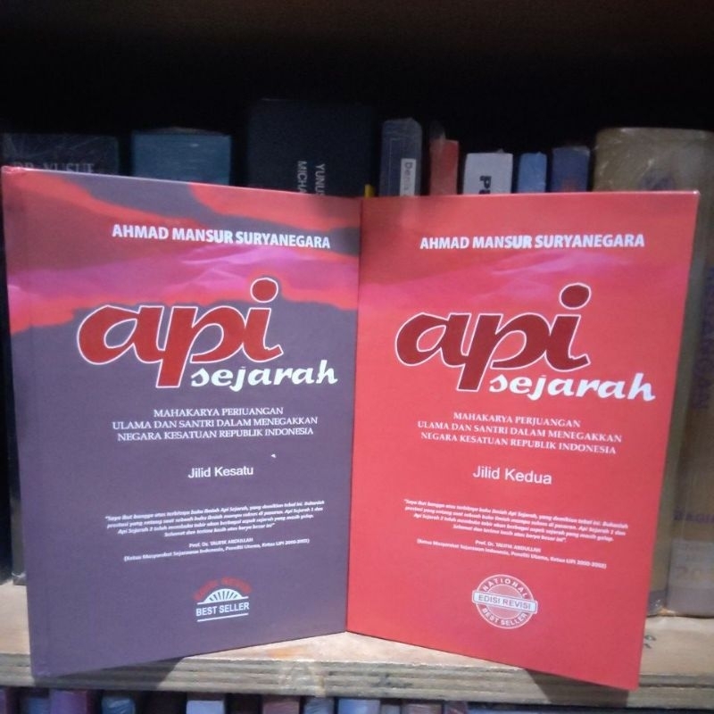 Paket Buku Api Sejarah jilid 1 dan 2 by AHMAD MANSYUR SURYANEGARA ( hardcover )