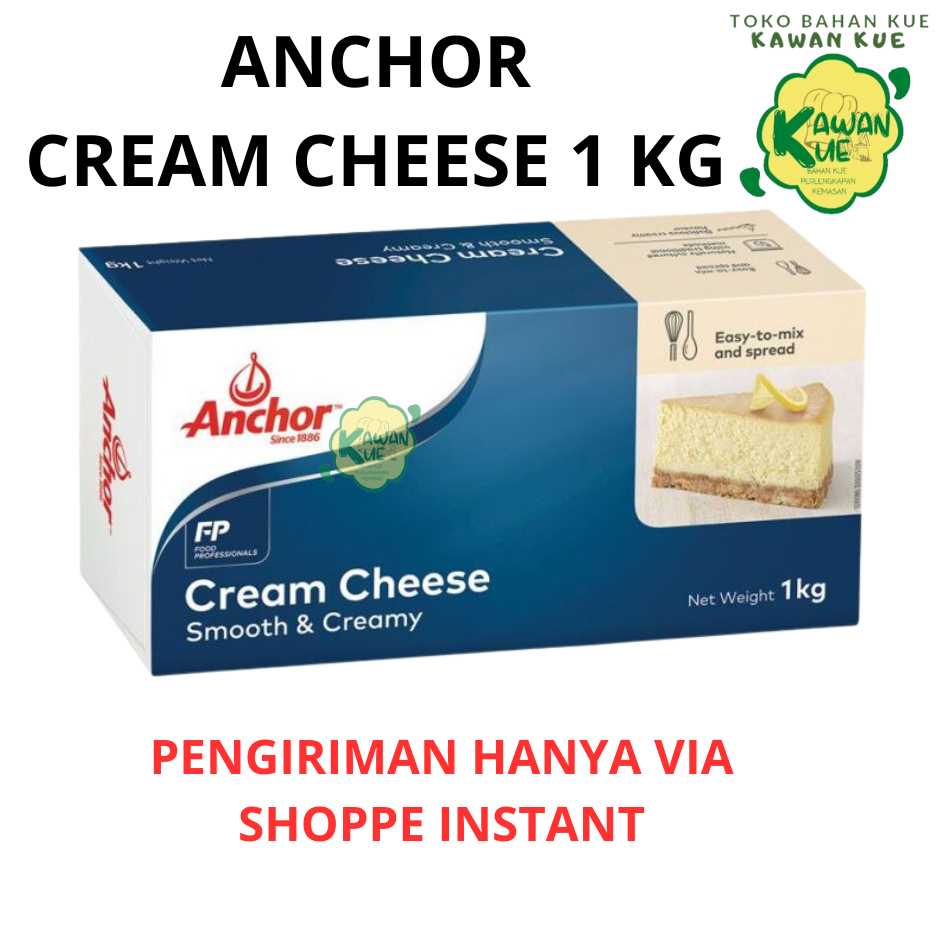 

Anchor Cream Cheese 1 kg dan 500 gr - Cream Cheese
