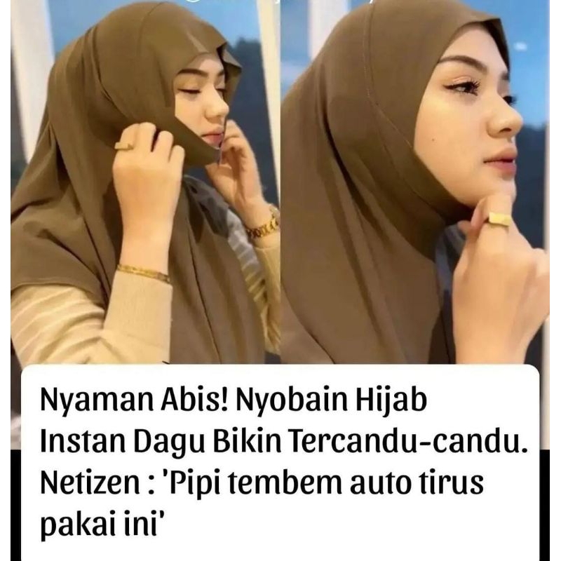 ZARELLFASHION - JILBAB DAGU MALAY JERSEY SUPER / HIJAB DAGU MALAYSIA