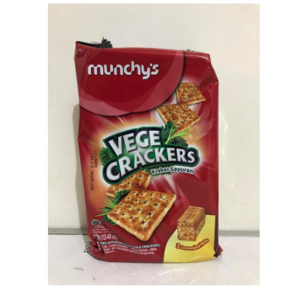 

Munchys Vege Crackers / Kraker rasa Sayur / Munchy's cracker 380g